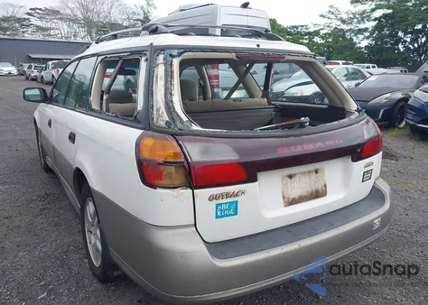 2001 Subaru Outback z USA, uszkodzony, nr VIN 4S3BH665616671193